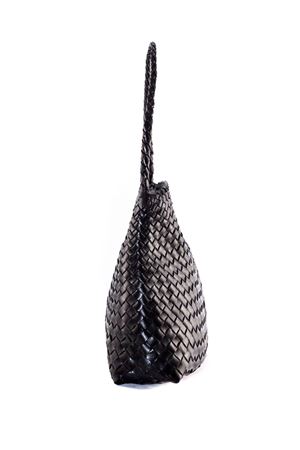 Borsa Santa Maria Mini S. Croce in pelle nera DRAGON DIFFUSION | 8700BLACK